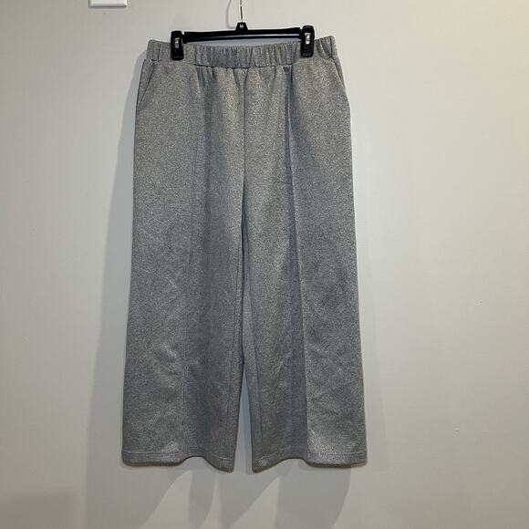 Commense Wide Leg High Waisted Women’s Pants Size XL Gray - Picture 1 of 7